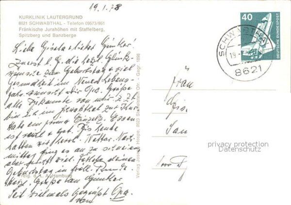 Schwabthal Kurklinik Lautergrund Fliegeraufnahme S – Bild 2
