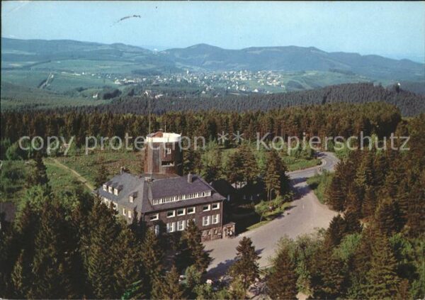 Winterberg Hochsauerland Fliegeraufnahme Astenturm Gaststätte Ka