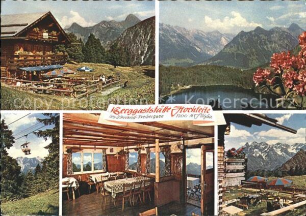 Oberstdorf Bergaststätte Hochleite Sollereck-Freib