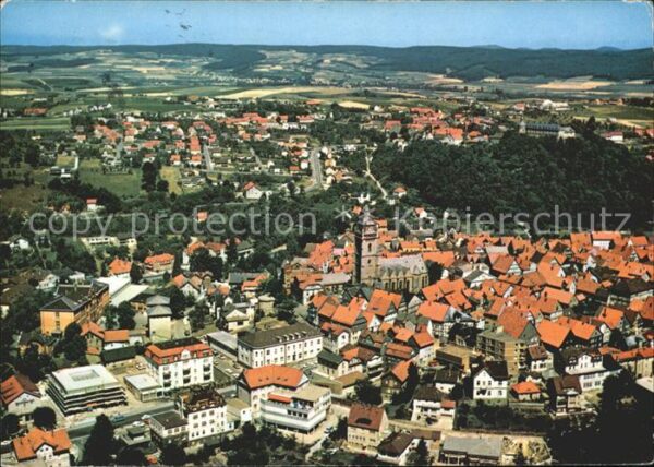 Bad Wildungen Fliegeraufnahme