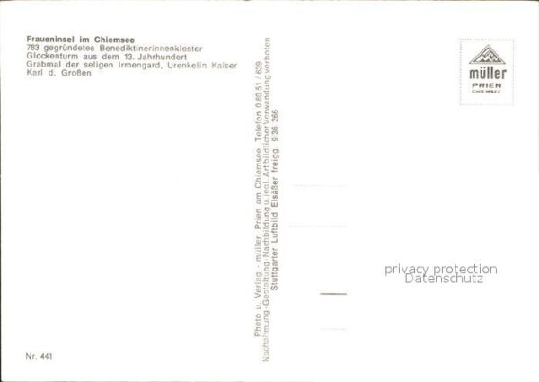 Chiemsee Fliegeraufnahme Fraunchiemsee Kloster G – Bild 2