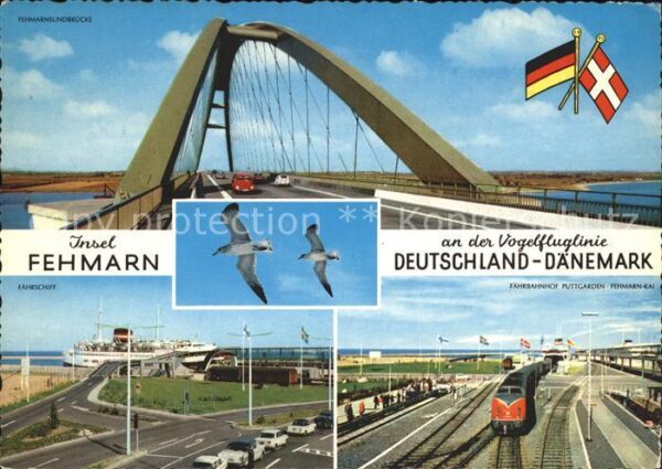 Fehmarn Möwe Brücke Fährbahnhof Puttgarden Fähr