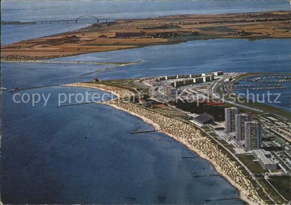 Burg Fehmarn Fliegeraufnahme Brücke