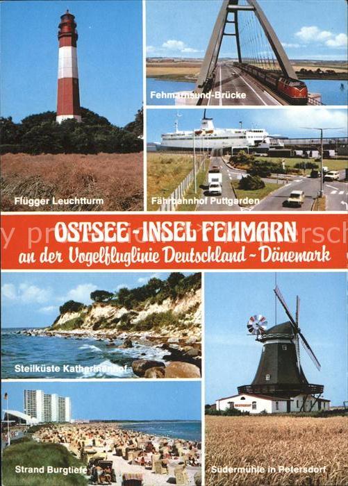 Fehmarn Flügger Leuchtturm Brücke Mühle