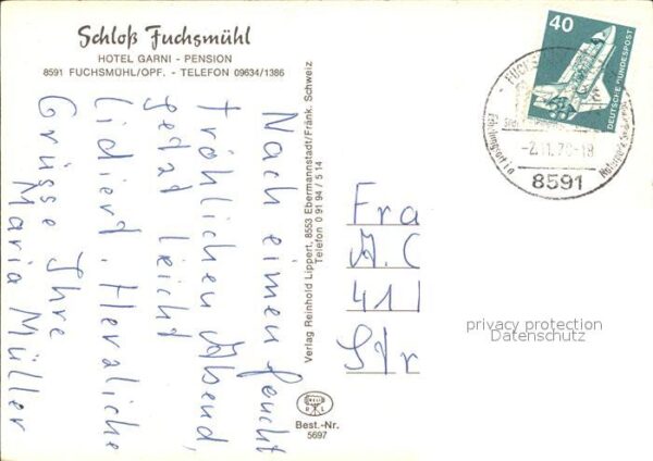 Fuchsmuehl Schloss Hotel Garni – Bild 2