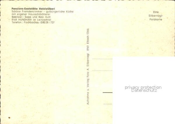 Hundham Miesbach Penion Gaststätte Hatzlstüberl – Bild 2