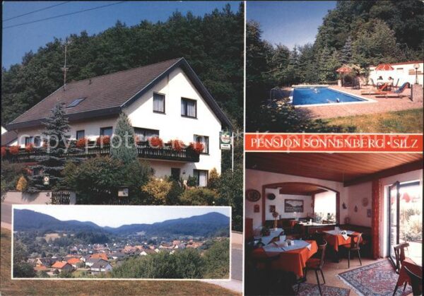 Silz Pfalz Pension Sonneneck Schwimmbad Teilansich