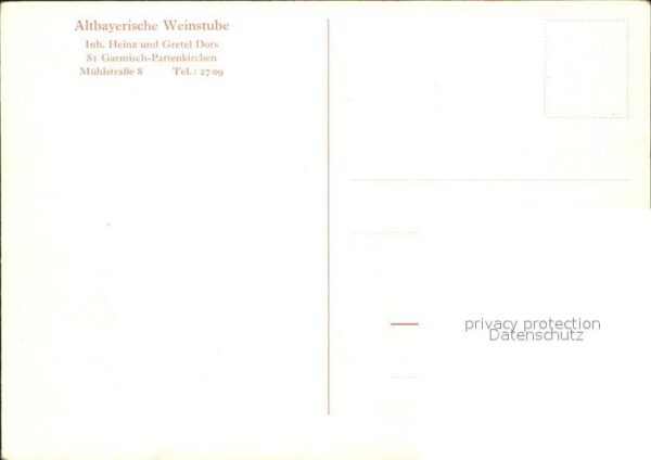 Garmisch-Partenkirchen Altbayerische Weinstube – Bild 2
