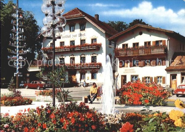 Bergen Chiemgau Hotel Gasthof Post Springbrunnen