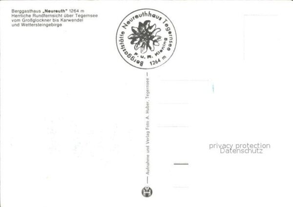 Neureuth Tegernsee Berggasthaus  Wettersteingebirge – Bild 2