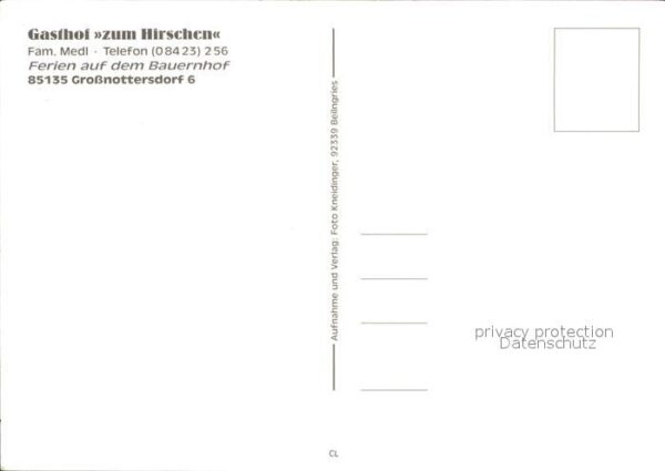 Grossnottersdorf Gasthof zum Hirsch Hirsche Teilansicht – Bild 2
