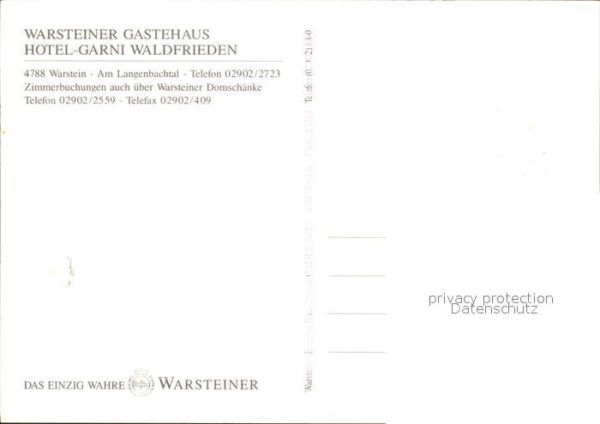 Warstein Gästehaus Waldfrieden – Bild 2