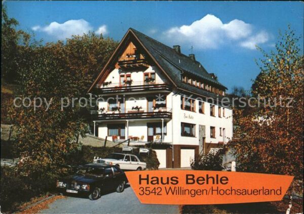 Willingen Sauerland Haus Behle Autos