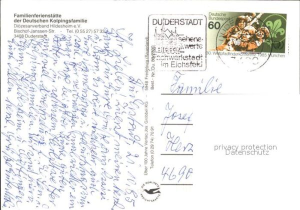 Duderstadt Familiengaststätte Deutsche Kolpingfami – Bild 2