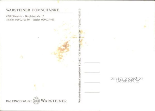 Warstein Warsteiner Domschänke – Bild 2