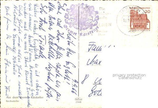 Bremen Ratskeller Bacchuskeller – Bild 2