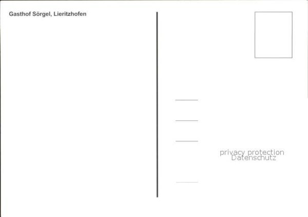 Lieritzhofen Mittelfranken Gasthof Sörgel – Bild 2