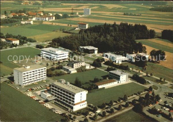Bad Fuessing Fliegeraufnahme Kurzentrum Thermalbad