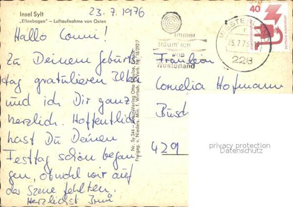 Insel Sylt Fliegeraufnahme Ellenbogen – Bild 2