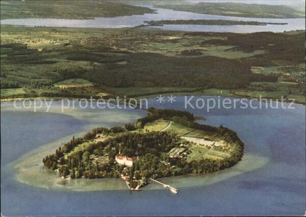 Insel Mainau Bodensee Fliegeraufnahme