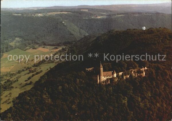Teck Fliegeraufnahme Burg Teck