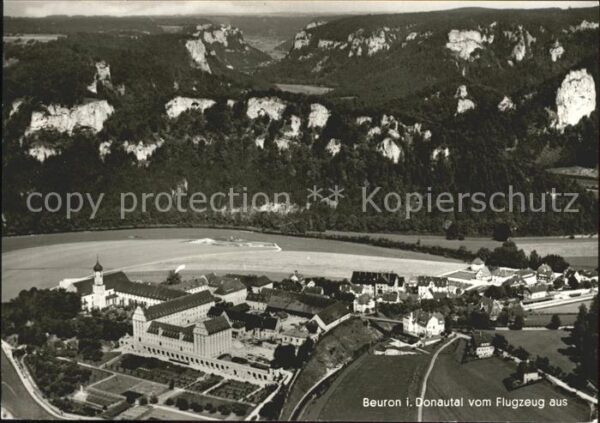 Beuron Erzabtei Donautal Fliegeraufnahme