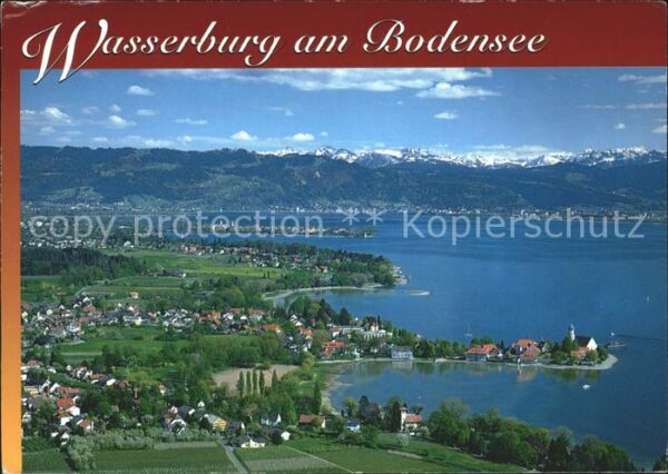Wasserburg Bodensee Fliegeraufnahme