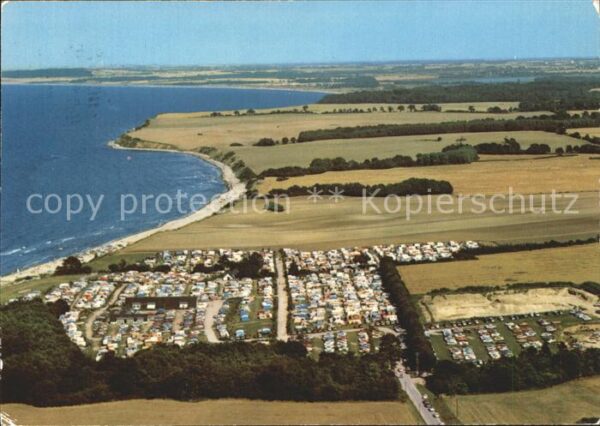 Sehlendorferstrand Campingplatz Fliegeraufnahme