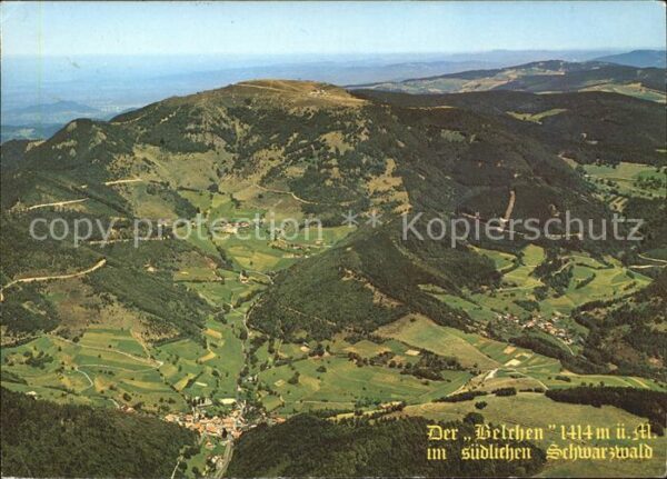 Belchen Baden Fliegeraufnahme