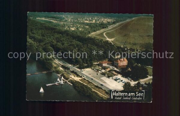 Haltern See Hotel Seehof Fliegeraufnahme
