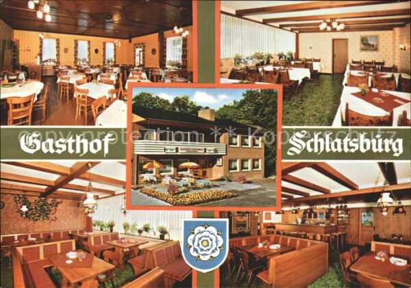 Schleptrup Gasthof Schlatsburg Gasträume