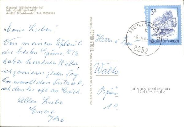 Moenichwald Gasthof Mönichwalderhof Gaststube Plant – Bild 2
