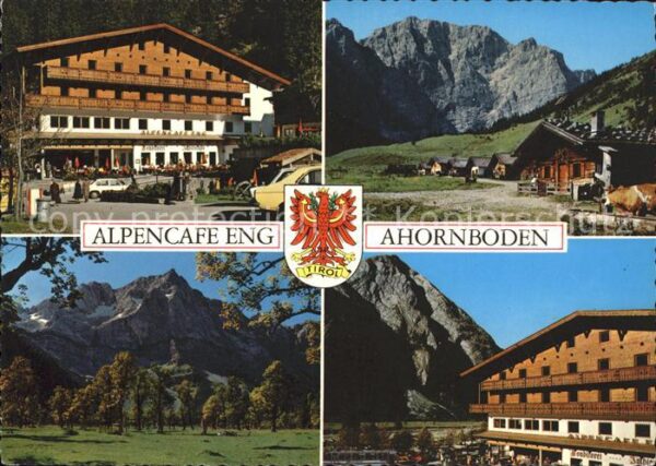 Ahornboden Alpencafe Eng Sommerterrasse