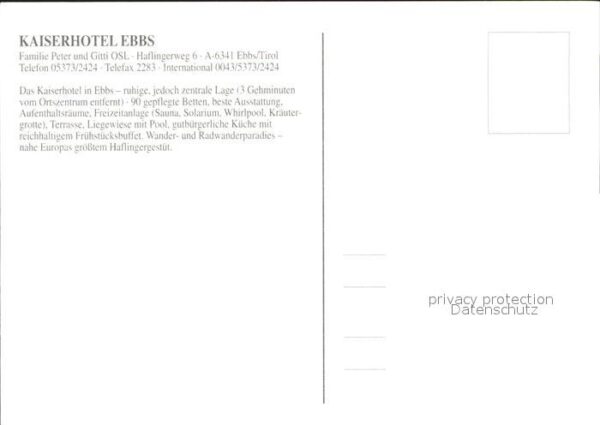 Ebbs Kaiserhotel – Bild 2