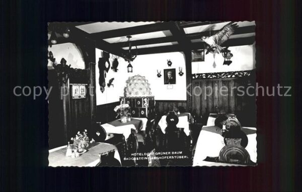 Badgastein Hoteldorf Grüner Baum Ganghoferstüberl