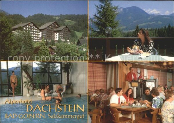 Bad Goisern Salzkammergut Alpenhotel Dachstein Hallenbad Gaststub