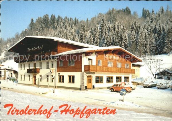 Hopfgarten Brixental Gasthof Pension Tirolerhof