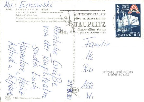 Tauplitzalm Haus Zand Gasthof Pension – Bild 2