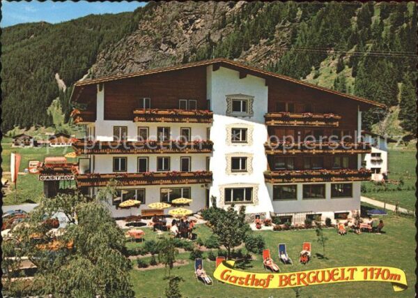 Laengenfeld Oetztal Gasthof Bergwelt