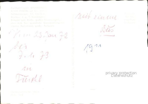 Fuschl See Salzkammergut Gasthof Pension Brunner – Bild 2
