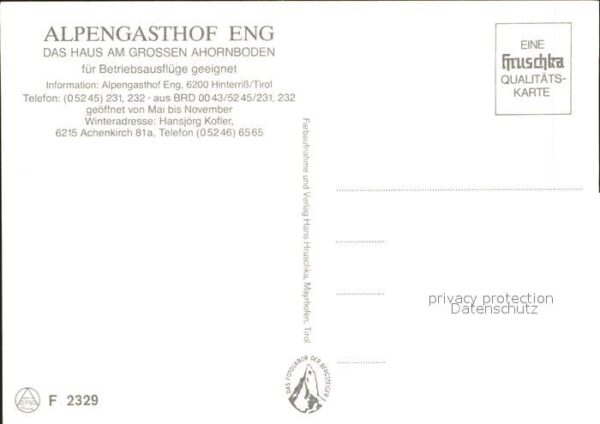 Ahornboden Alpengasthof Eng – Bild 2