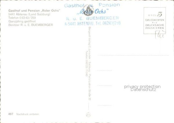Abtenau Gasthof Pension Roter Ochs – Bild 2
