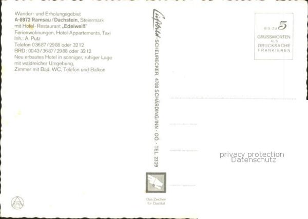 Ramsau Dachstein Steiermark Hotel Restaurant Edelweiss – Bild 2