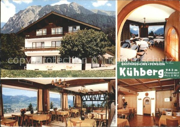 Oberstdorf Gasthaus Cafe Pension Kühberg Gastraum