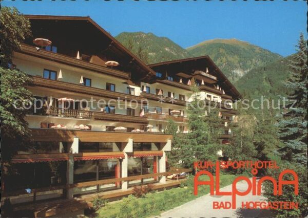 Bad Hofgastein Kur und Sporthotel Alpina