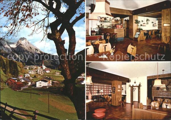 Pettnau Arlberg Ortsblick Cafe Schönherr