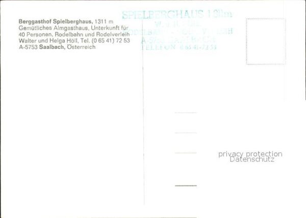 Saalbach-Hinterglemm Berggasthof Spielberghaus – Bild 2