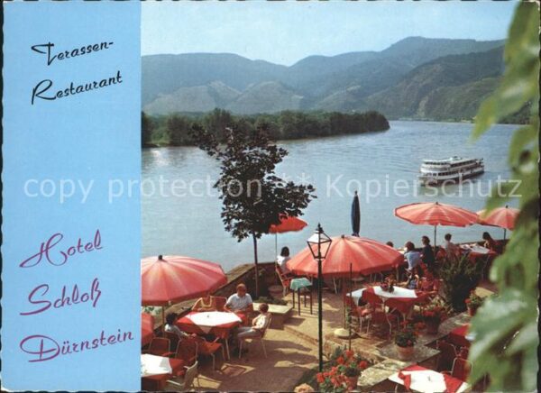 Duernstein Wachau Hotel Schloss Dürnstein Donau Terrassen