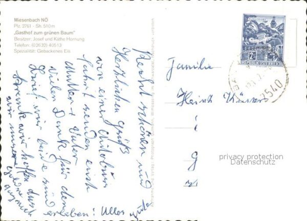 Miesenbach Birkfeld Gasthof zum grünen Baum – Bild 2