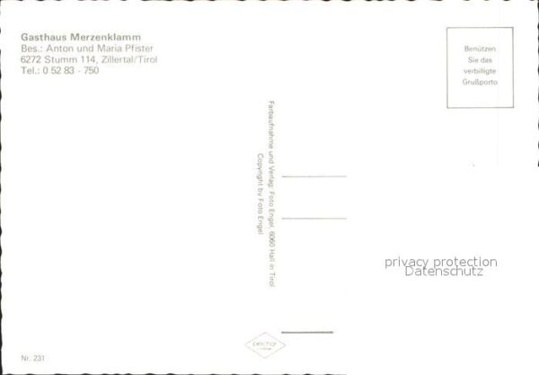 Zillertal Tirol Gasthof zur Merzenklamm – Bild 2